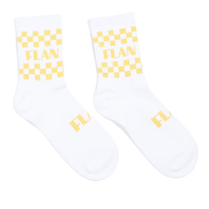 Checkerboard - Socks - Yellow